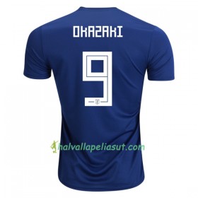 Jalkapallo Pelipaidat Japani Okazaki 9 World Cup 2018 Kotipaita